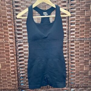 TOB Black Romper Workout, Bodysuit, Size M.